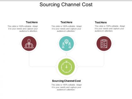 Sourcing channel cost ppt powerpoint presentation file tips cpb