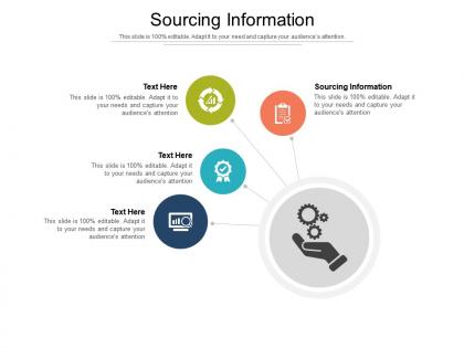 Sourcing information ppt powerpoint presentation outline design templates cpb