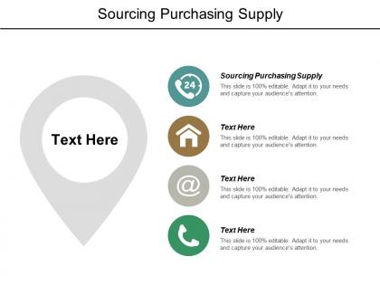 Sourcing purchasing supply ppt powerpoint presentation pictures designs cpb