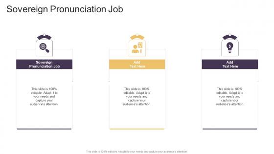Sovereign Pronunciation Job In Powerpoint And Google Slides Cpb