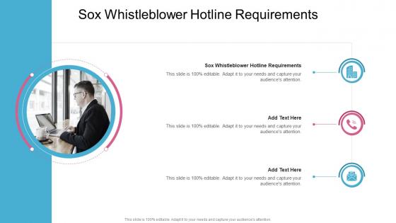 Sox Whistleblower Hotline Requirementsin Powerpoint And Google Slides Cpb