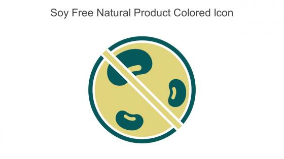 Soy Free Natural Product Colored Icon In Powerpoint Pptx Png And Editable Eps Format