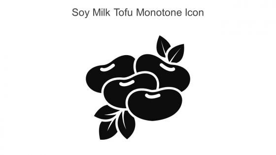 Soy Milk Tofu Monotone Icon In Powerpoint Pptx Png And Editable Eps Format