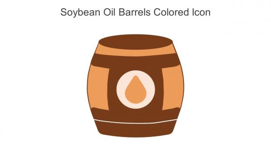Soybean Oil Barrels Colored Icon In Powerpoint Pptx Png And Editable Eps Format