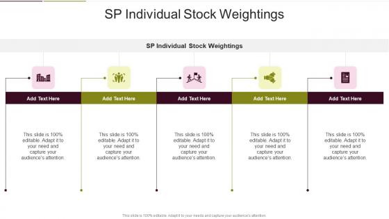 Sp Individual Stock Weightings In Powerpoint And Google Slides Cpb