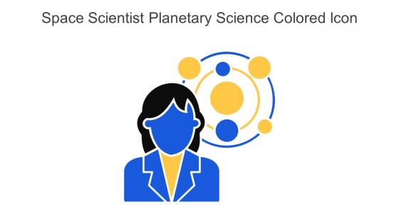 Space Scientist Planetary Science Colored Icon In Powerpoint Pptx Png And Editable Eps Format