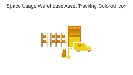 Space Usage Warehouse Asset Tracking Monotone Icon In Powerpoint Pptx Png And Editable Eps Format