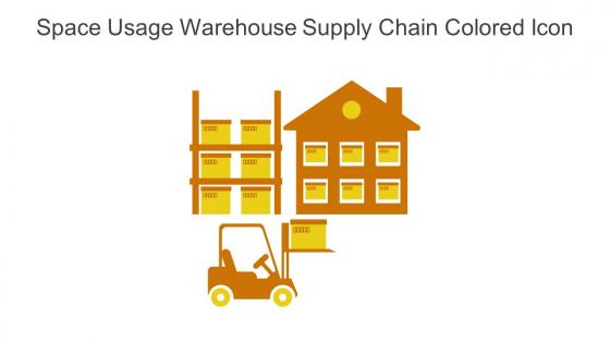 Space Usage Warehouse Supply Chain Colored Icon In Powerpoint Pptx Png And Editable Eps Format
