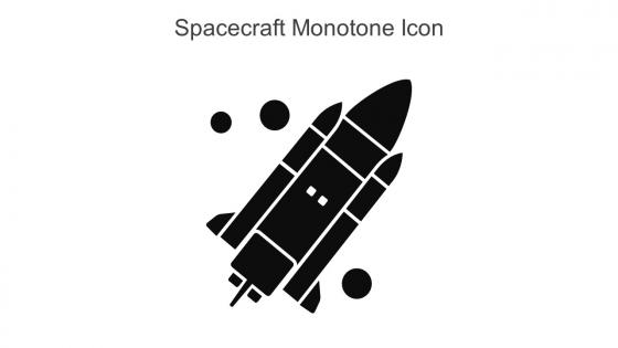 Spacecraft Monotone Icon In Powerpoint Pptx Png And Editable Eps Format