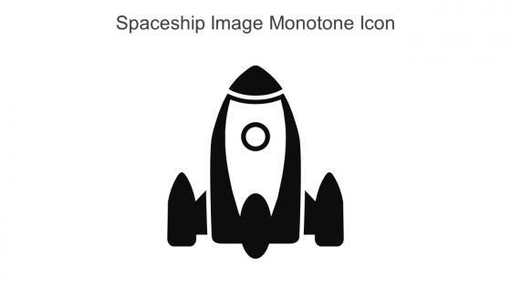 Spaceship Image Monotone Icon In Powerpoint Pptx Png And Editable Eps Format