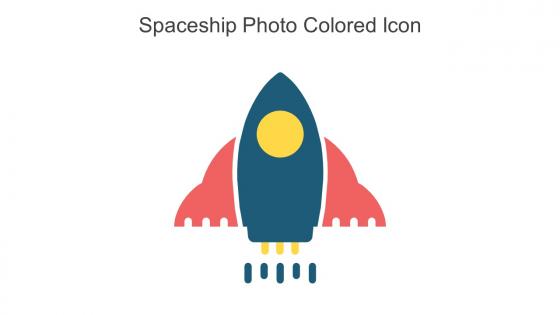 Spaceship Photo Colored Icon In Powerpoint Pptx Png And Editable Eps Format