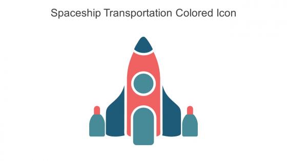 Spaceship Transportation Colored Icon In Powerpoint Pptx Png And Editable Eps Format