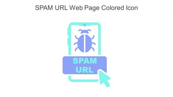 SPAM URL Web Page Colored Icon In Powerpoint Pptx Png And Editable Eps Format