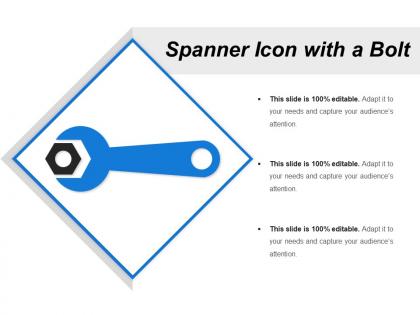 Spanner icon with a bolt