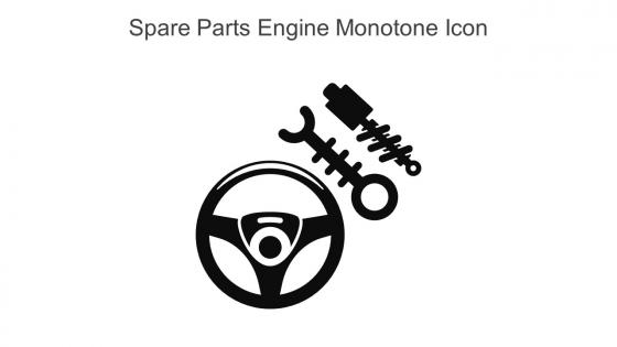 Spare Parts Engine Monotone Icon In Powerpoint Pptx Png And Editable Eps Format