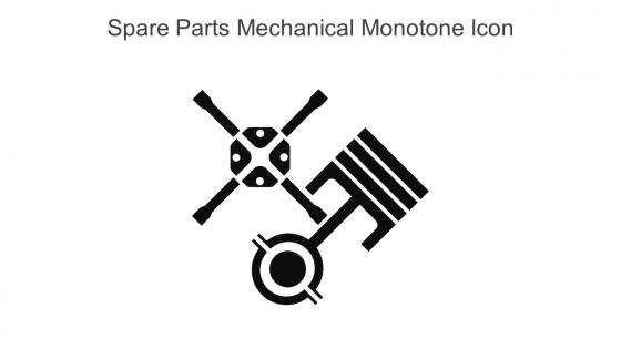 Spare Parts Mechanical Monotone Icon In Powerpoint Pptx Png And Editable Eps Format
