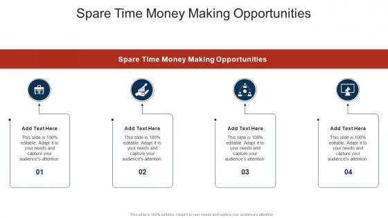 Spare Time Money Making Opportunities In Powerpoint And Google Slides Cpb