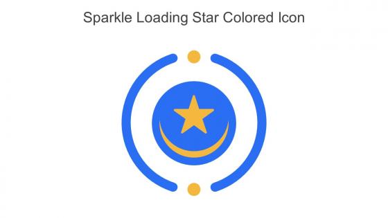 Sparkle Loading Star Colored Icon In Powerpoint Pptx Png And Editable Eps Format