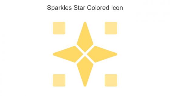 Sparkles Star Colored Icon In Powerpoint Pptx Png And Editable Eps Format