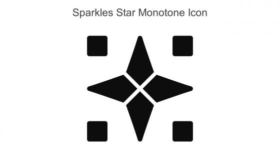Sparkles Star Monotone Icon In Powerpoint Pptx Png And Editable Eps Format