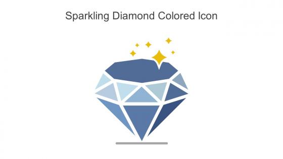 Sparkling Diamond Colored Icon In Powerpoint Pptx Png And Editable Eps Format