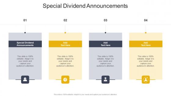 Special Dividend Announcements In Powerpoint And Google Slides Cpb