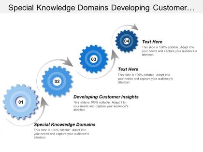 Special knowledge domains developing customer insights customer service