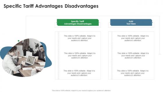 Specific Tariff Advantages Disadvantages In Powerpoint And Google Slides Cpb