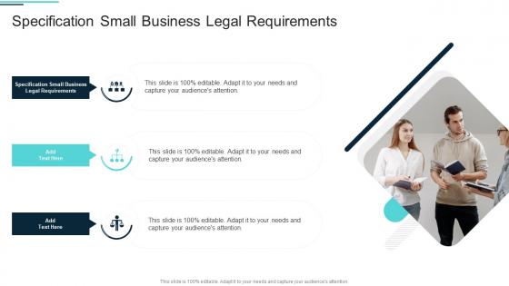 Specification Small Business Legal Requirements In Powerpoint And Google Slides Cpb