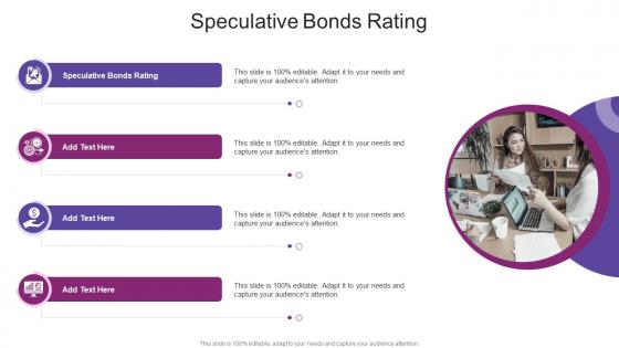 Speculative Bonds Rating In Powerpoint And Google Slides Cpb
