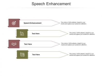 Speech enhancement ppt powerpoint presentation file slides cpb