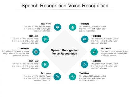 Speech recognition voice recognition ppt powerpoint presentation inspiration format cpb