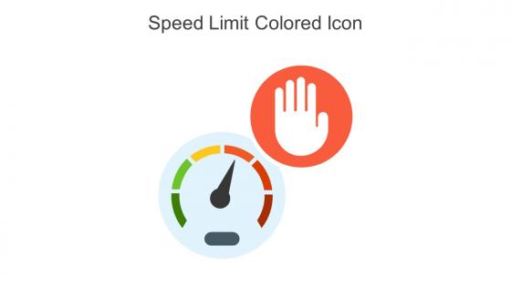 Speed Limit Colored Icon In Powerpoint Pptx Png And Editable Eps Format
