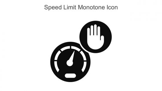 Speed Limit Monotone Icon In Powerpoint Pptx Png And Editable Eps Format
