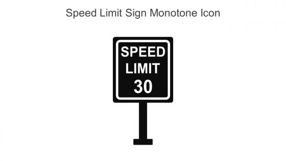 Speed Limit Sign Monotone Icon In Powerpoint Pptx Png And Editable Eps Format