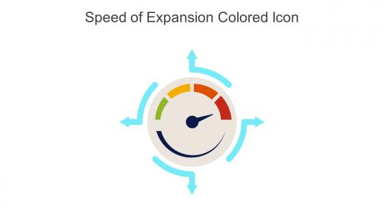 Speed Of Expansion Colored Icon In Powerpoint Pptx Png And Editable Eps Format