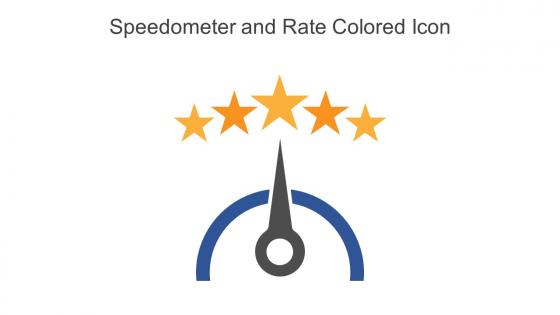 Speedometer And Rate Colored Icon In Powerpoint Pptx Png And Editable Eps Format
