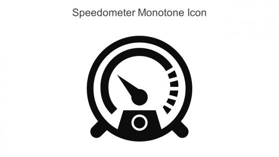 Speedometer Monotone Icon In Powerpoint Pptx Png And Editable Eps Format