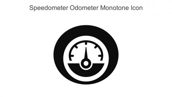 Speedometer Odometer Monotone Icon In Powerpoint Pptx Png And Editable Eps Format