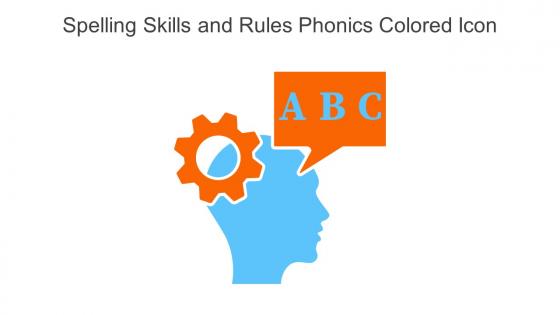 Spelling Skills And Rules Phonics Colored Icon In Powerpoint Pptx Png And Editable Eps Format