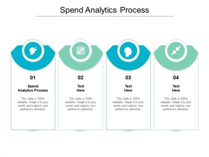 Spend analytics process ppt powerpoint presentation professional background image cpb