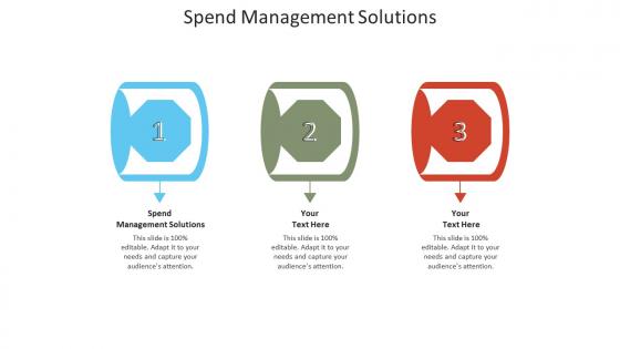 Spend management solutions ppt powerpoint presentation file icons cpb