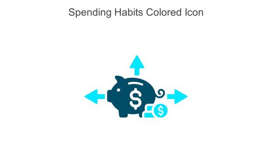 Spending Habits Colored Icon In Powerpoint Pptx Png And Editable Eps Format