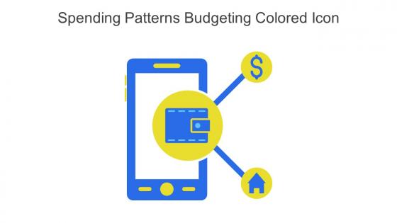Spending Patterns Budgeting Colored Icon In Powerpoint Pptx Png And Editable Eps Format