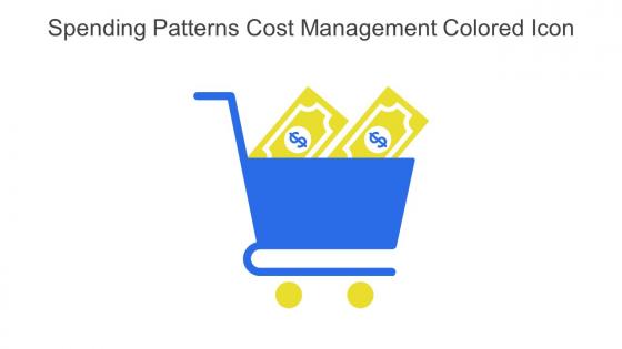 Spending Patterns Cost Management Colored Icon In Powerpoint Pptx Png And Editable Eps Format