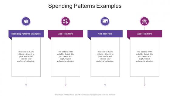 Spending Patterns Examples In Powerpoint And Google Slides Cpb