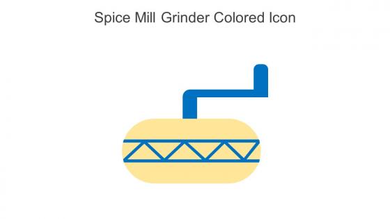 Spice Mill Grinder Colored Icon In Powerpoint Pptx Png And Editable Eps Format