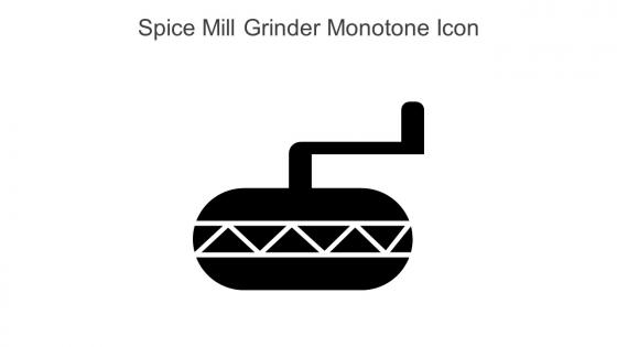 Spice Mill Grinder Monotone Icon In Powerpoint Pptx Png And Editable Eps Format