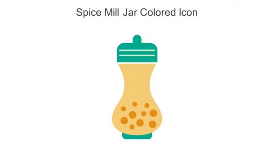 Spice Mill Jar Colored Icon In Powerpoint Pptx Png And Editable Eps Format