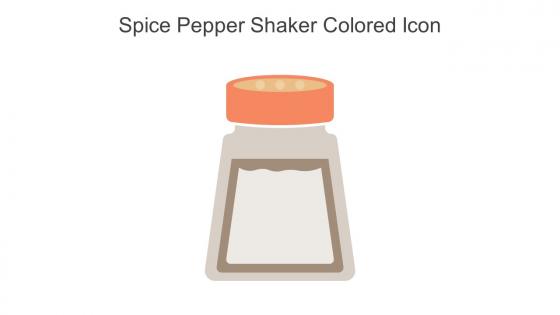 Spice Pepper Shaker Colored Icon In Powerpoint Pptx Png And Editable Eps Format